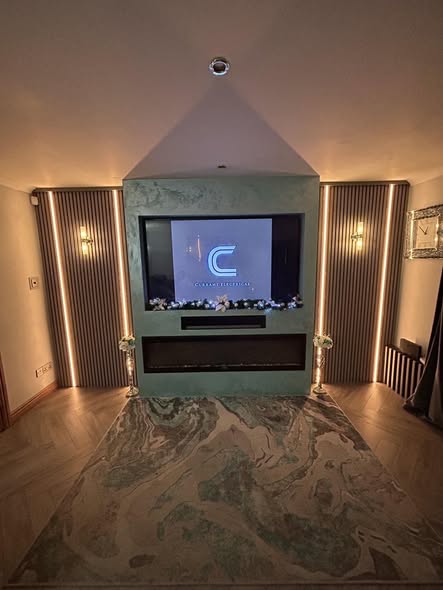 Currant Electrical team photo showing recent electrical work in Glasgow